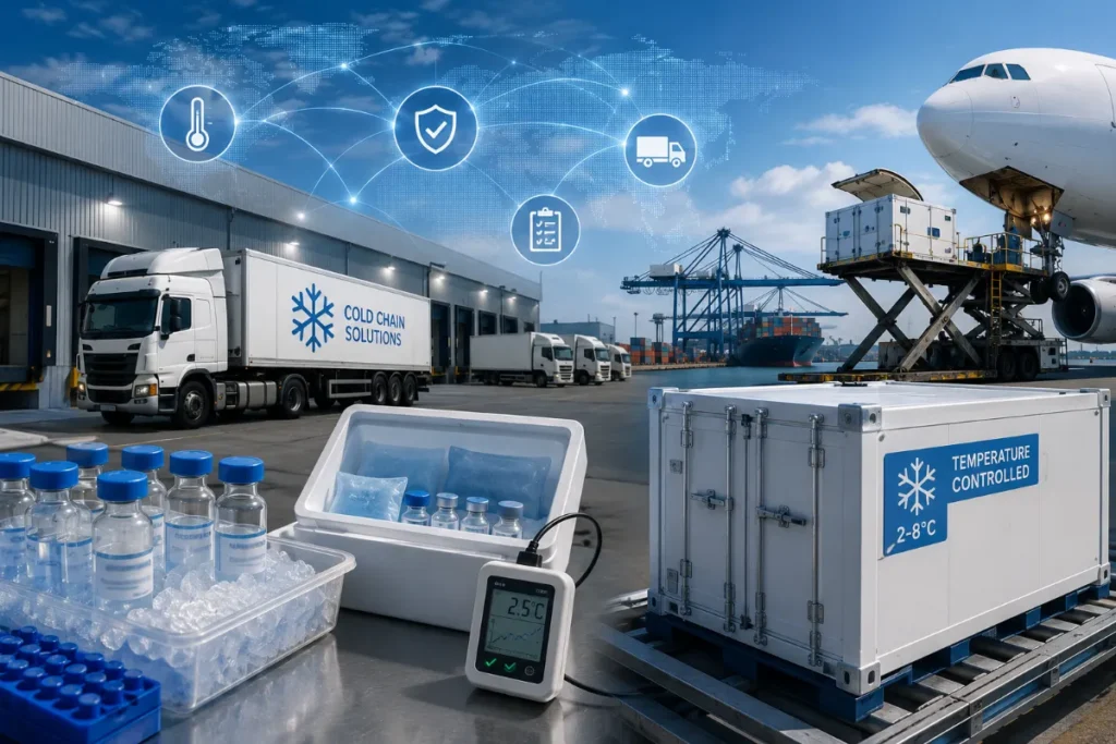 วิธีบริหารซัพพลายเชนกลุ่ม Biopharma ด้วยบริการขนส่ง cargo แบบควบคุมอุณหภูมิ