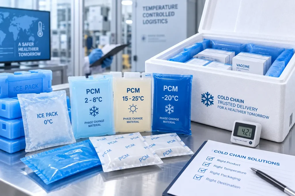 วิธีเลือกขนาดและประเภทของเจลทำความเย็น (Ice Pack/PCM) ให้รักษาอุณหภูมิได้ยาวนานที่สุด